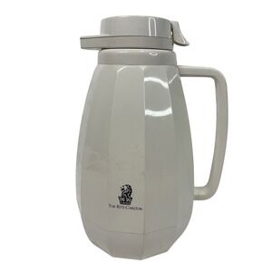 The Ritz-Carlton Thermo-Serv 1 Liter Insulated Coffee Water Carafe Pitcher White